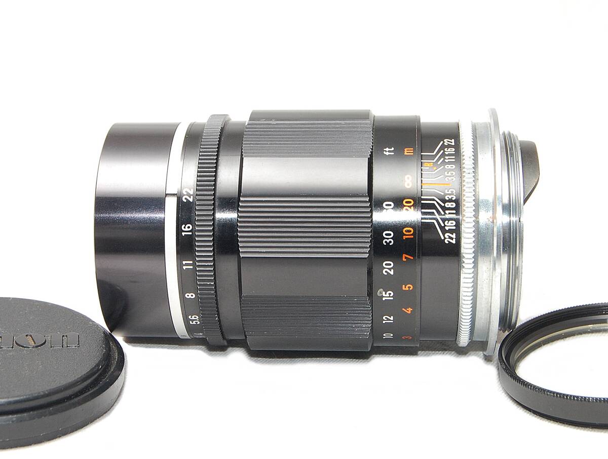 ◆生産数激少!!◆CANON キャノン LENS 100mm F3.5 L39マウント Leica ライカ Lマウント ブラック 黒色 銀色 シルバー★激レア!!★の画像3