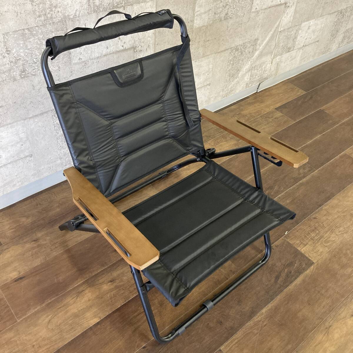 美品 アッソブ ローバー チェア AS2OV RECLINING LOW ROVER CHAIR リクライニング ブラック イス キャンプ アウトドア tmc02054395の画像2