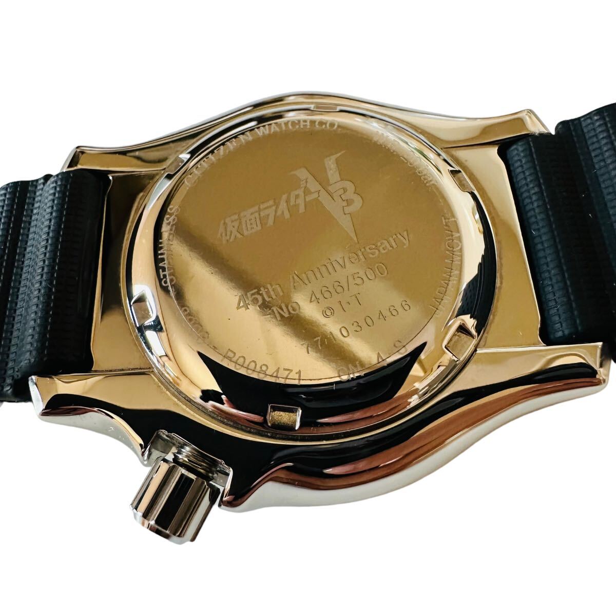 【新品】仮面ライダーV3 45周年記念腕時計 シチズン CITIZENの画像5
