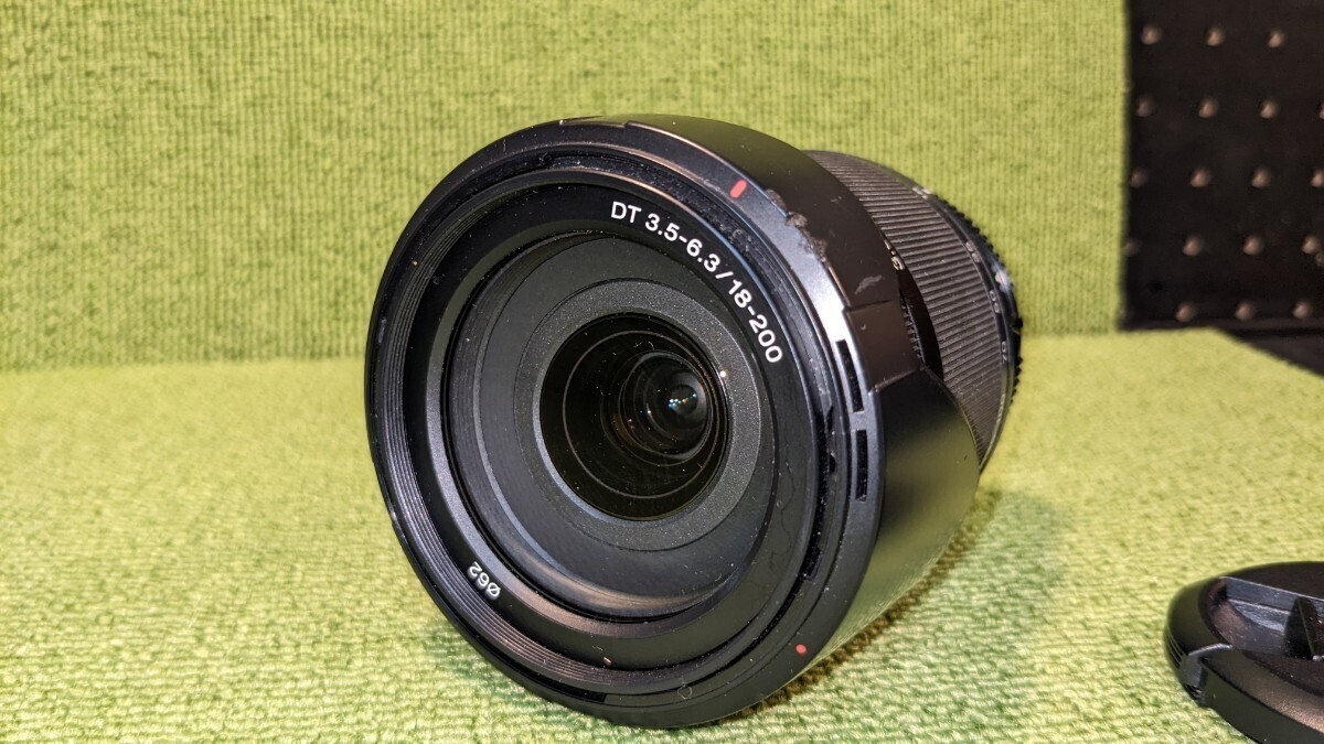【美品】ソニー SONY α350 デジタル一眼レフカメラ SAL18200ズームレンズセット DSLR-A350 APS-C 手ぶれ補正 CCD 日本製 の画像6
