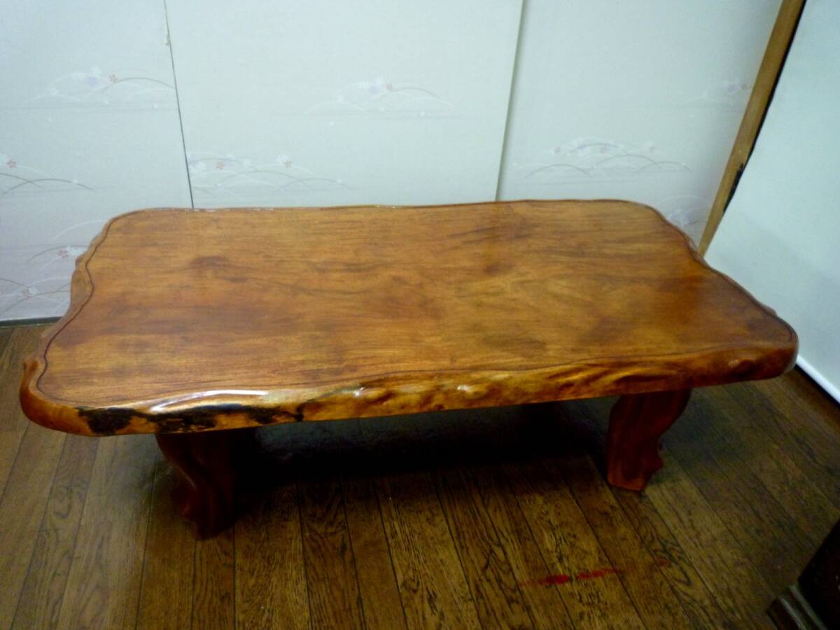 《金正堂》ＮＯ.6　唐木花梨108×55長角座卓　座敷テーブル