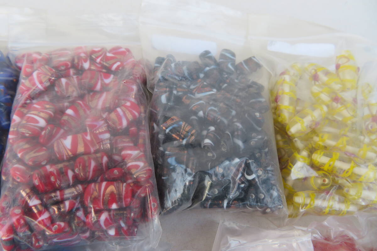 341* unused Czech beads beads BEADS large amount 3kg and more 