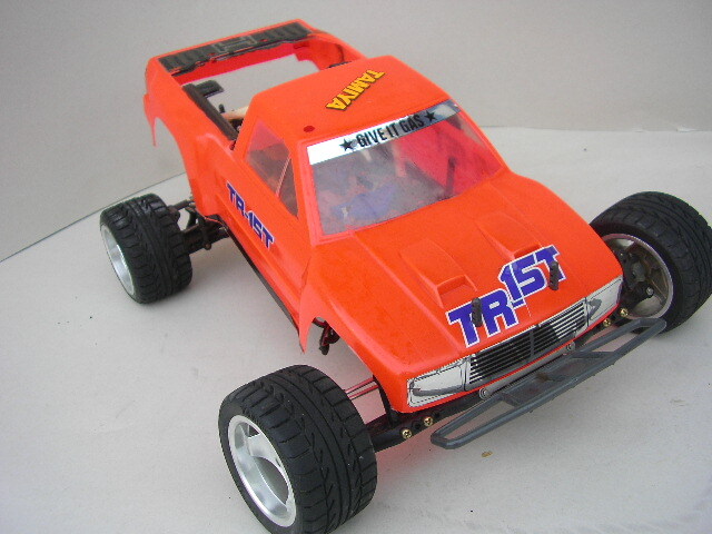 *TAMIYA Tamiya radio-controller 1/10 engine car Stadium racing truck original box attached 