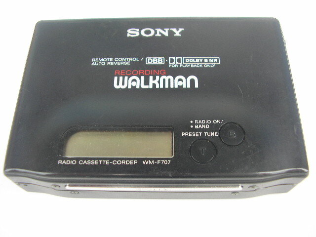 ☆ソニー SONY WM-F707 WALKMAN ウォークマン ポータブルカセットプレーヤーの画像1