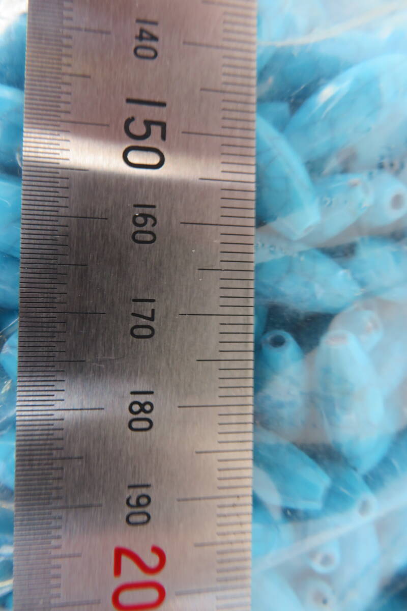 338☆未使用 チェコビーズ ビーズ BEADS 大量 5.8kg以上 青 緑 紫の画像10