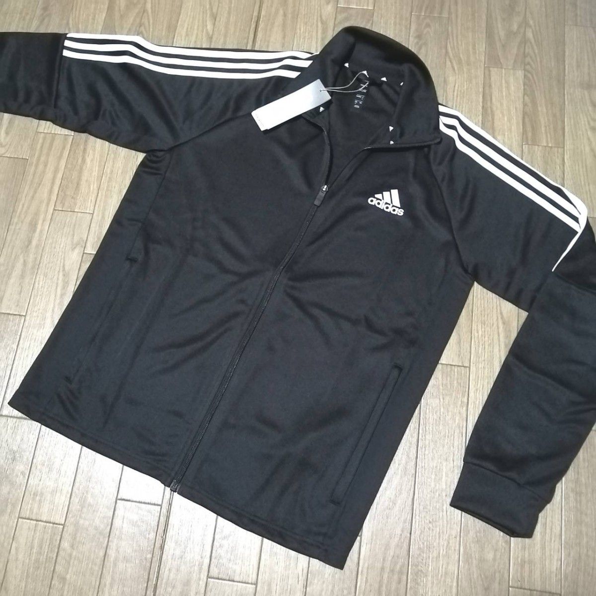 【希少残りわずか】新品　adidas　アディダス　メンズ　ジャージ　セットアップ　3Lサイズ　上下セット　黒　ブラック