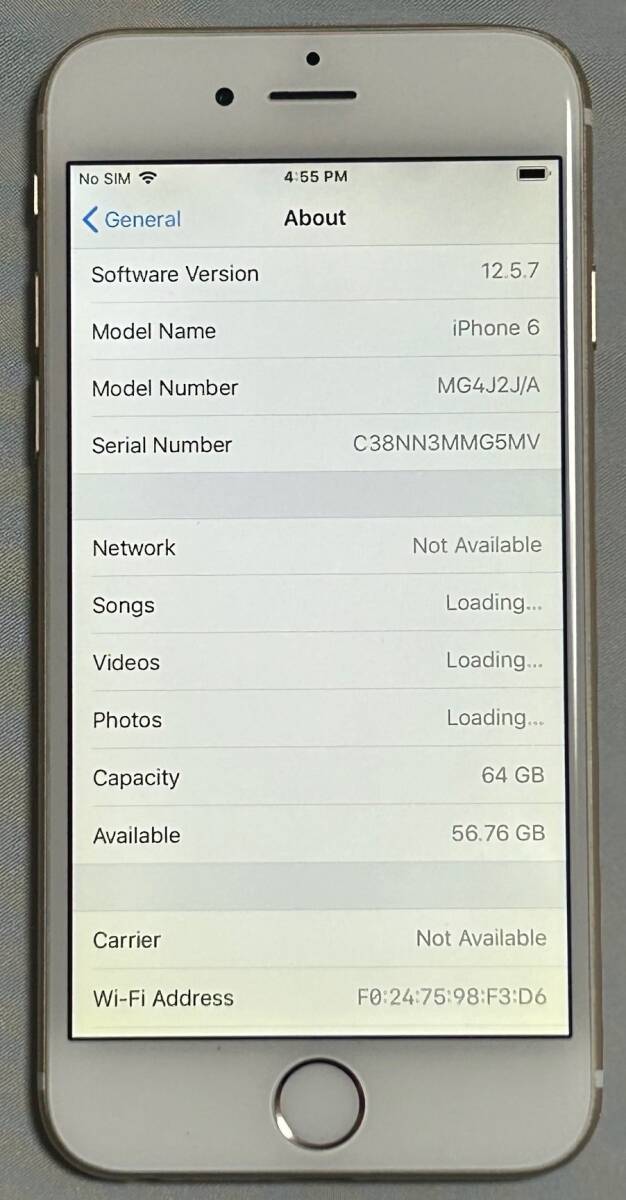 iPhone 6 2台 64GB + 128GB キャリア不明