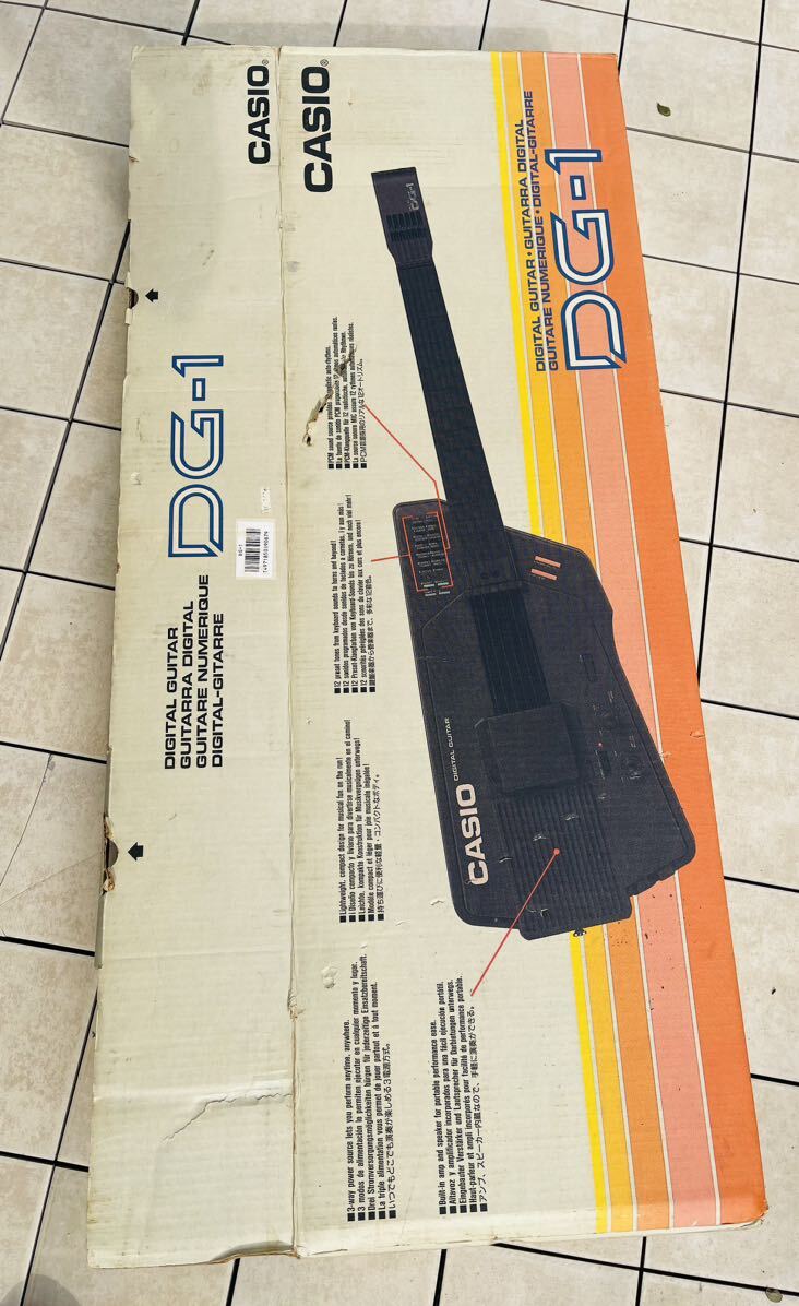 CASIO DG-1 DIGITAL GUITAR デジタルギター カシオ 音出し可能 ダンボールケース付き の画像9
