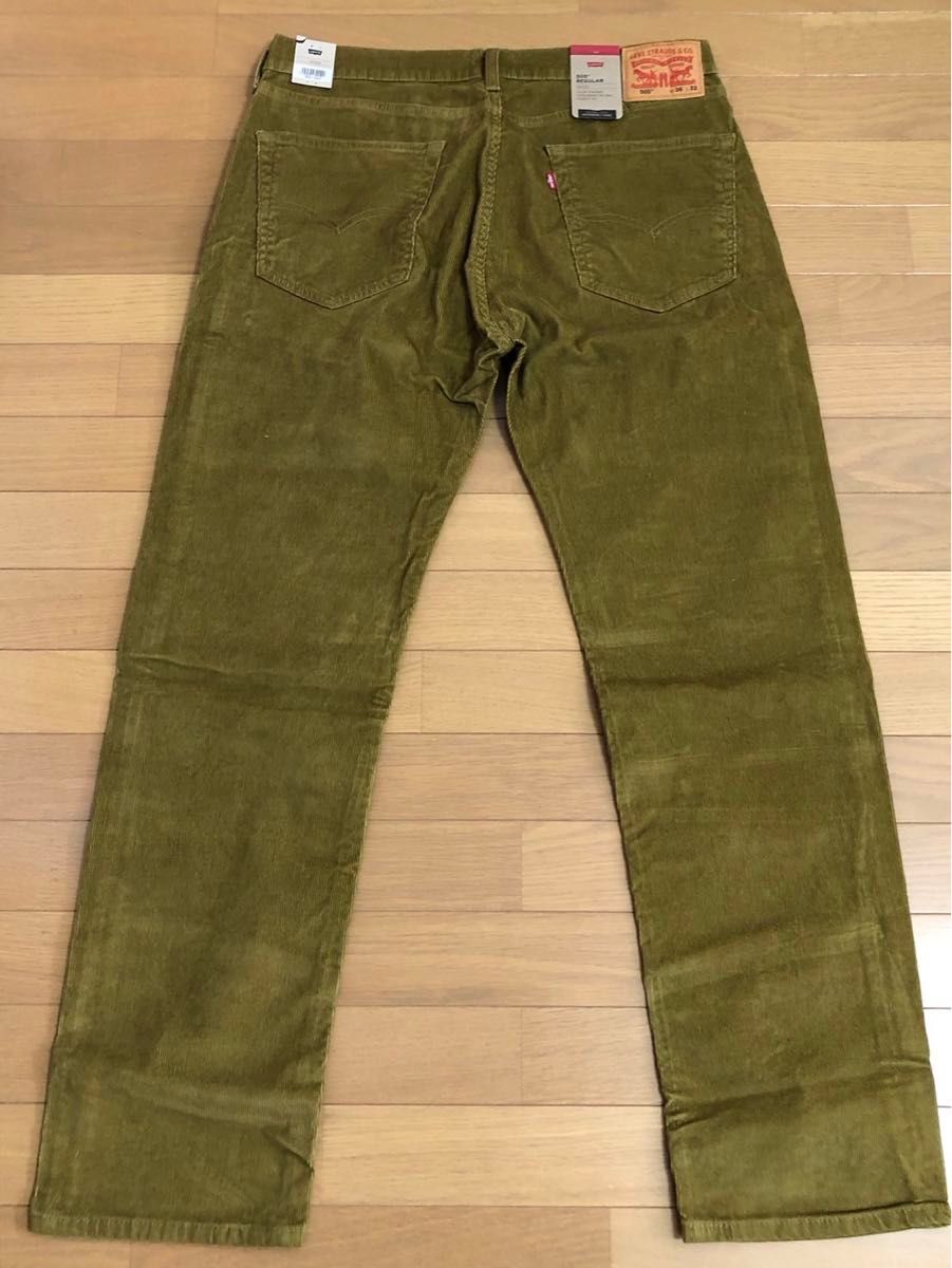 Levi's 505 REGULAR MUSTARD CORDUROY W36 L32