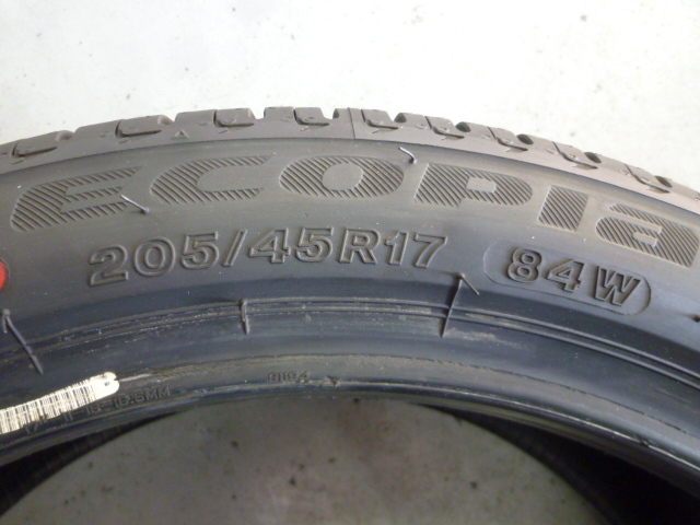 ☆新車外し ブリヂストン ECOPIA エコピア EP150 205/45R17 GR ヤリス 純正 タイヤ 4本セット 送料安 3,200円～☆_画像8