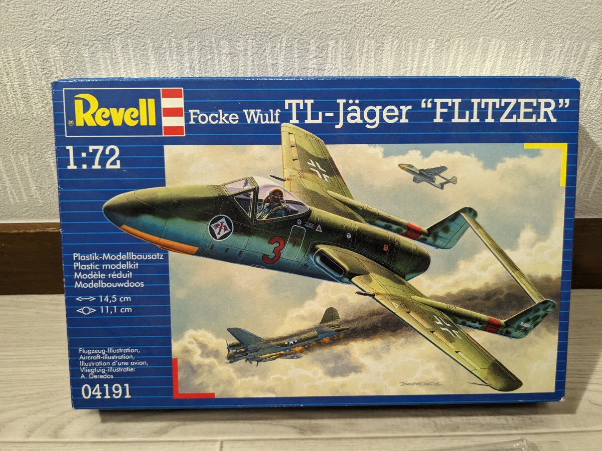 【F367】【未組立】 1/72 Revell Focke Wulf TL-Jager FLITZER 04191_画像2