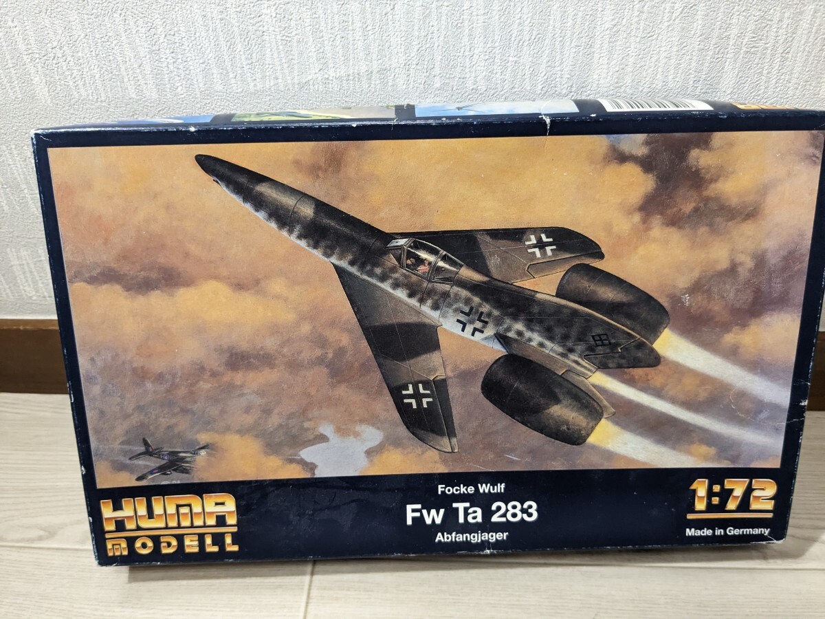 【F369】【未組立】 Huma フーマモデル 1/72 Focke Wulf Fw Ta 283 Abfangjagerの画像2