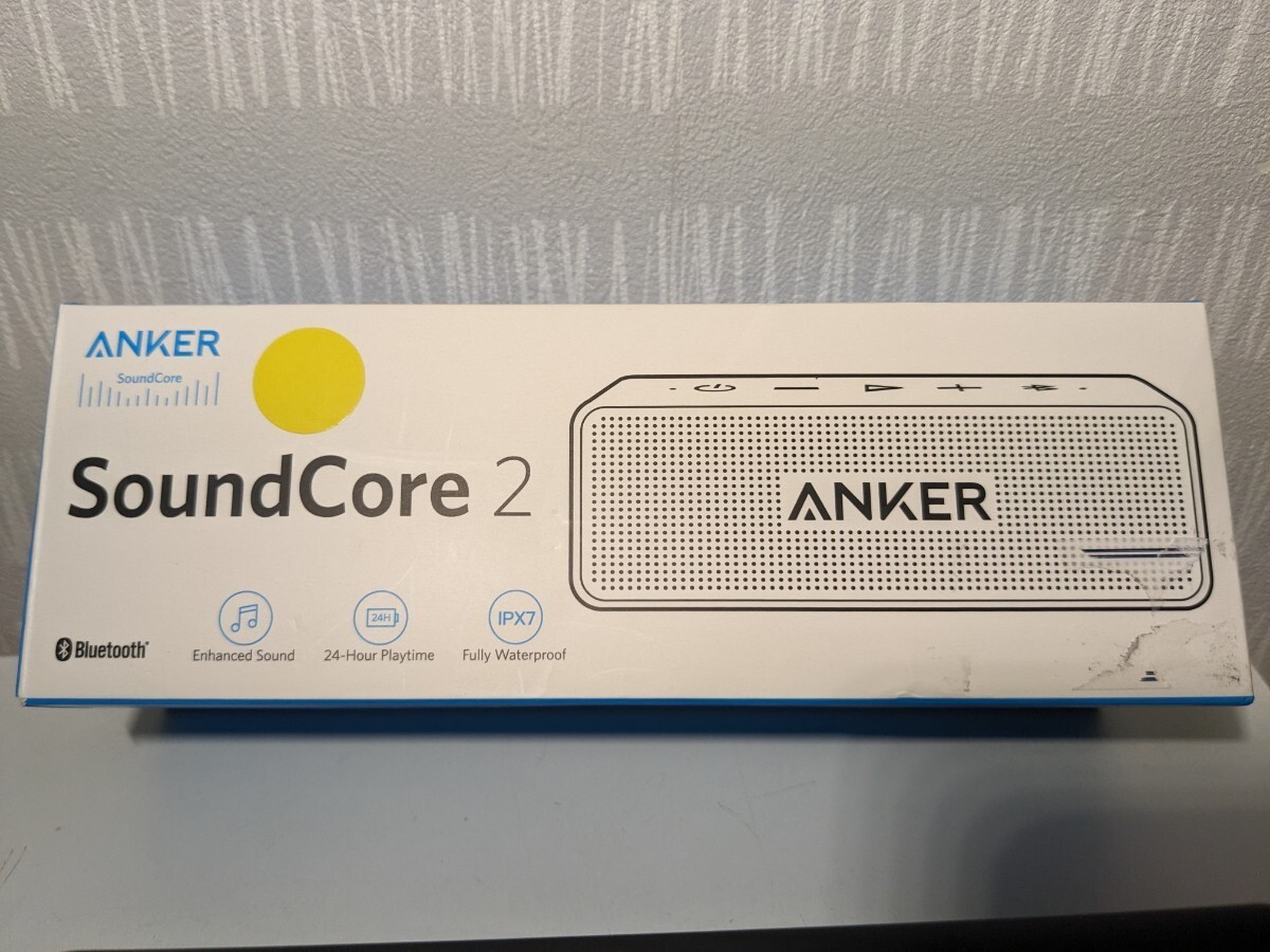 【F482】【稼働品】 Anker アンカー SoundCore 2 A3105 Bluetooth ワイヤレス スピーカーの画像2