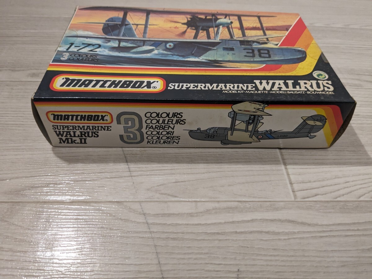 【F543】【未組立】 1/72 Matchbox PK-105 Supermarine Walrus マッチボックス スーパーマリン ウォーラス プラモデルの画像2