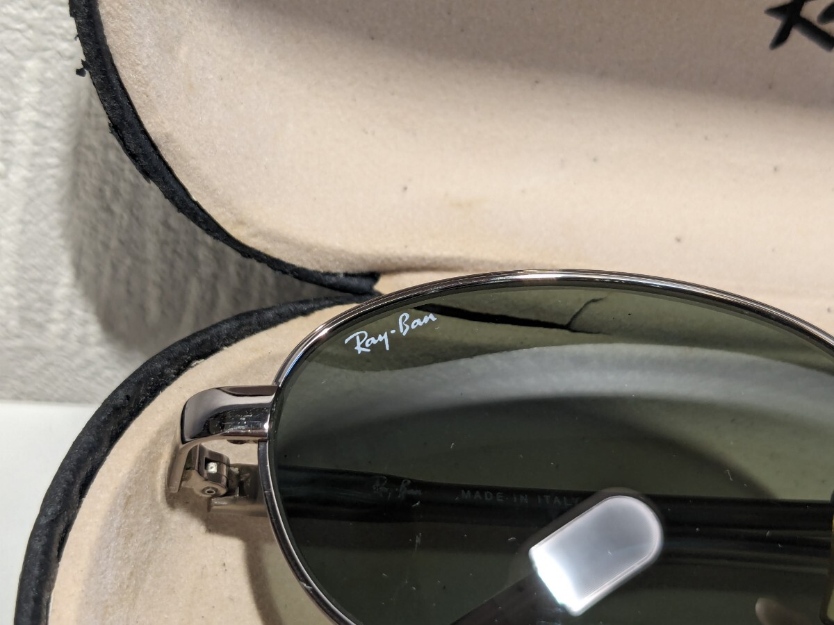 【F728】 Ray-Ban レイバン RB3009 W2980 サングラス メガネ 眼鏡 メンズ レディース シルバー系の画像5