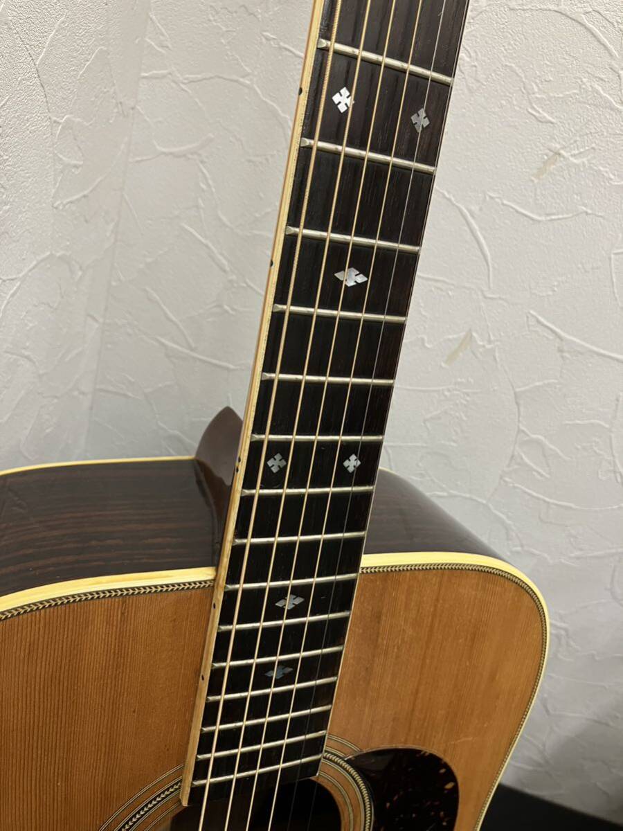 【c386】弦張り替え済み Jagard montez w-35 アコギ アコースティックギター の画像7