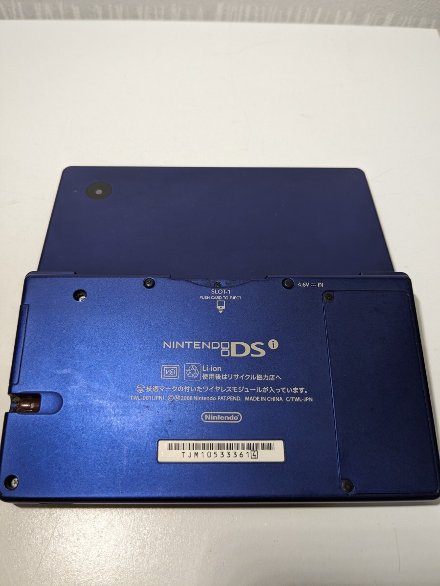 【F480】【稼働品・初期化済み】 Nintendo DSi TWL-001 ニンテンドー 任天堂 DS メタリックブルーの画像2