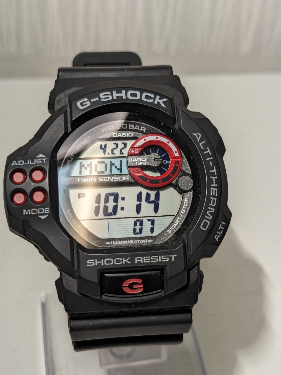 【F484】【稼働品】 CASIO カシオ G-SHOCK ジーショック GDF-100 ブラック デジタル 腕時計の画像1