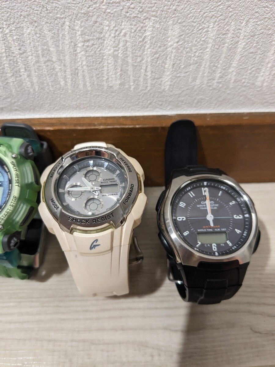 【F486】【CASIOのみ】 デジタル 腕時計 おまとめ 5点 CASIO カシオ G-SHOCK Wave Ceptor PRO TREK デジタル デジアナの画像3