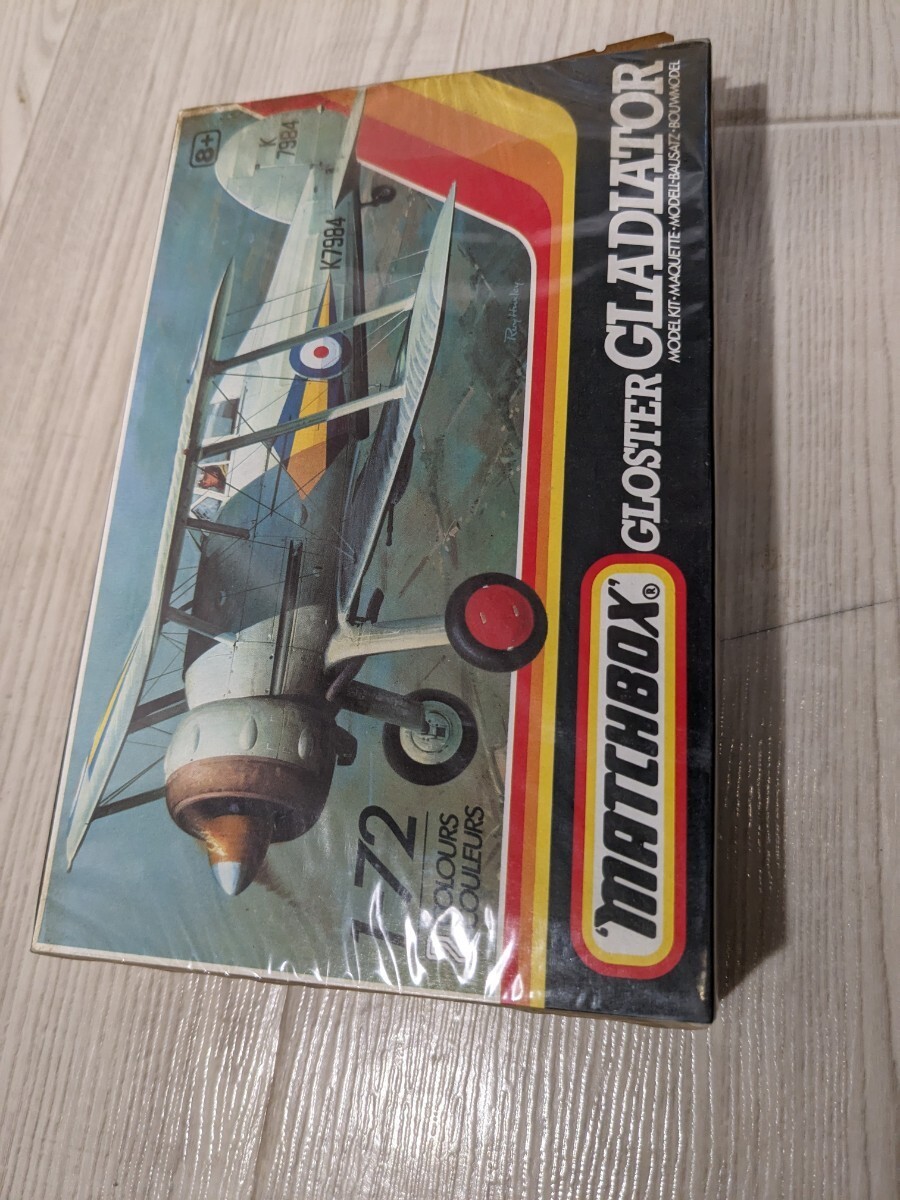 【F534】【未組立】マッチボックス MATCHBOX 1/72 グロスター グラディエーター GLOSTER GLADLATOR イギリスの画像1