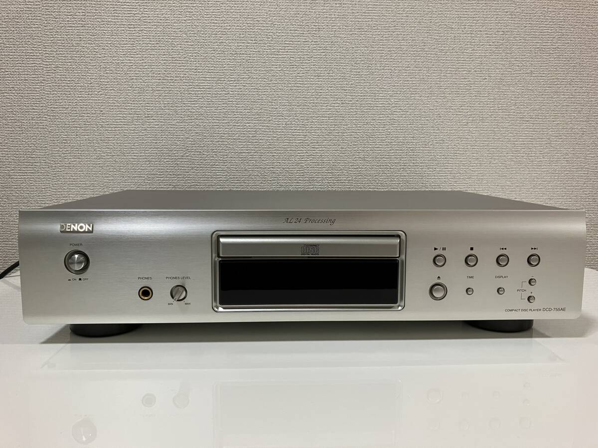 DENON CD player DCD-755AE [ is possible to reproduce but junk treatment ]