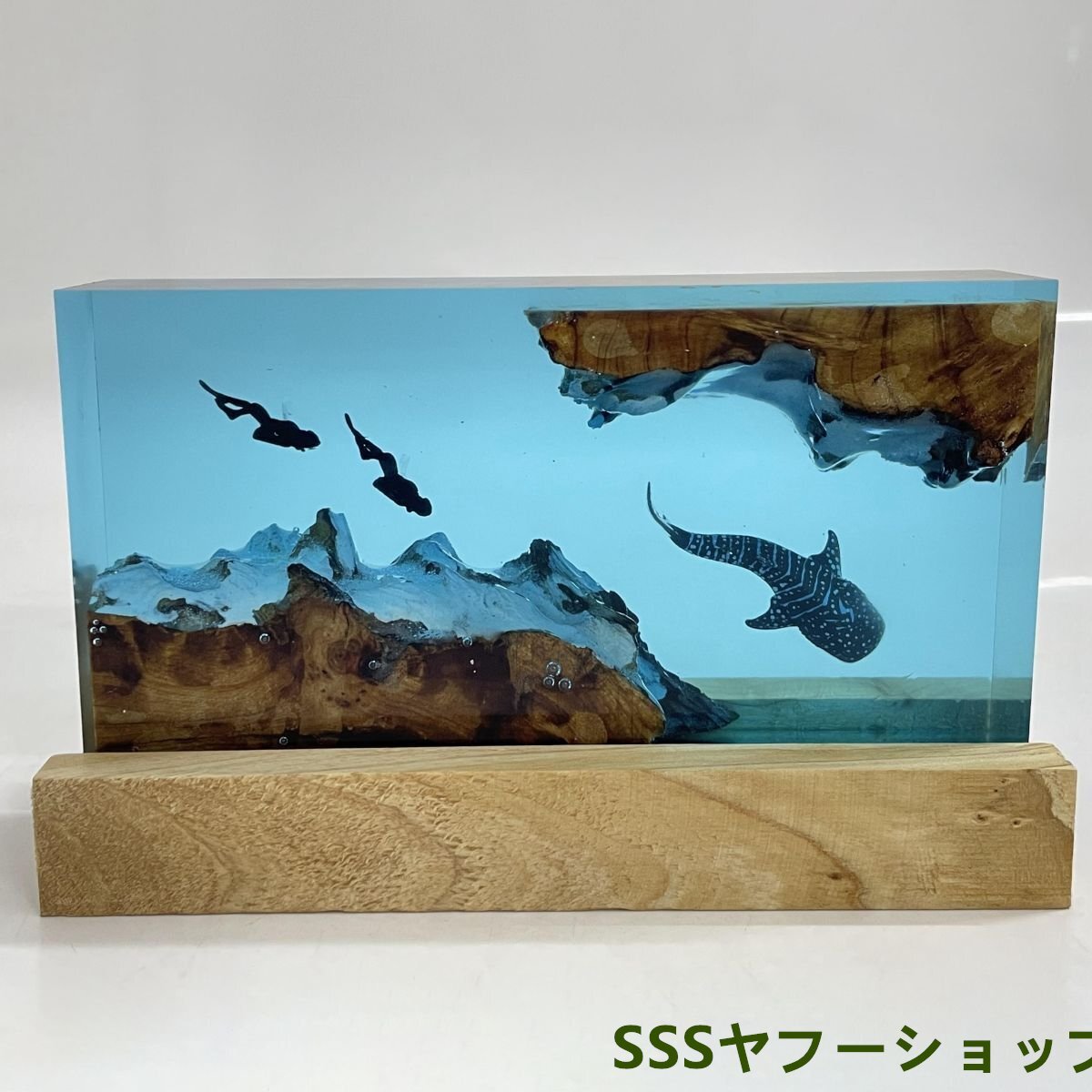 1pc クジラ レジンランプ、ハンドメイド 室内装飾 ベッドサイドラ_画像4