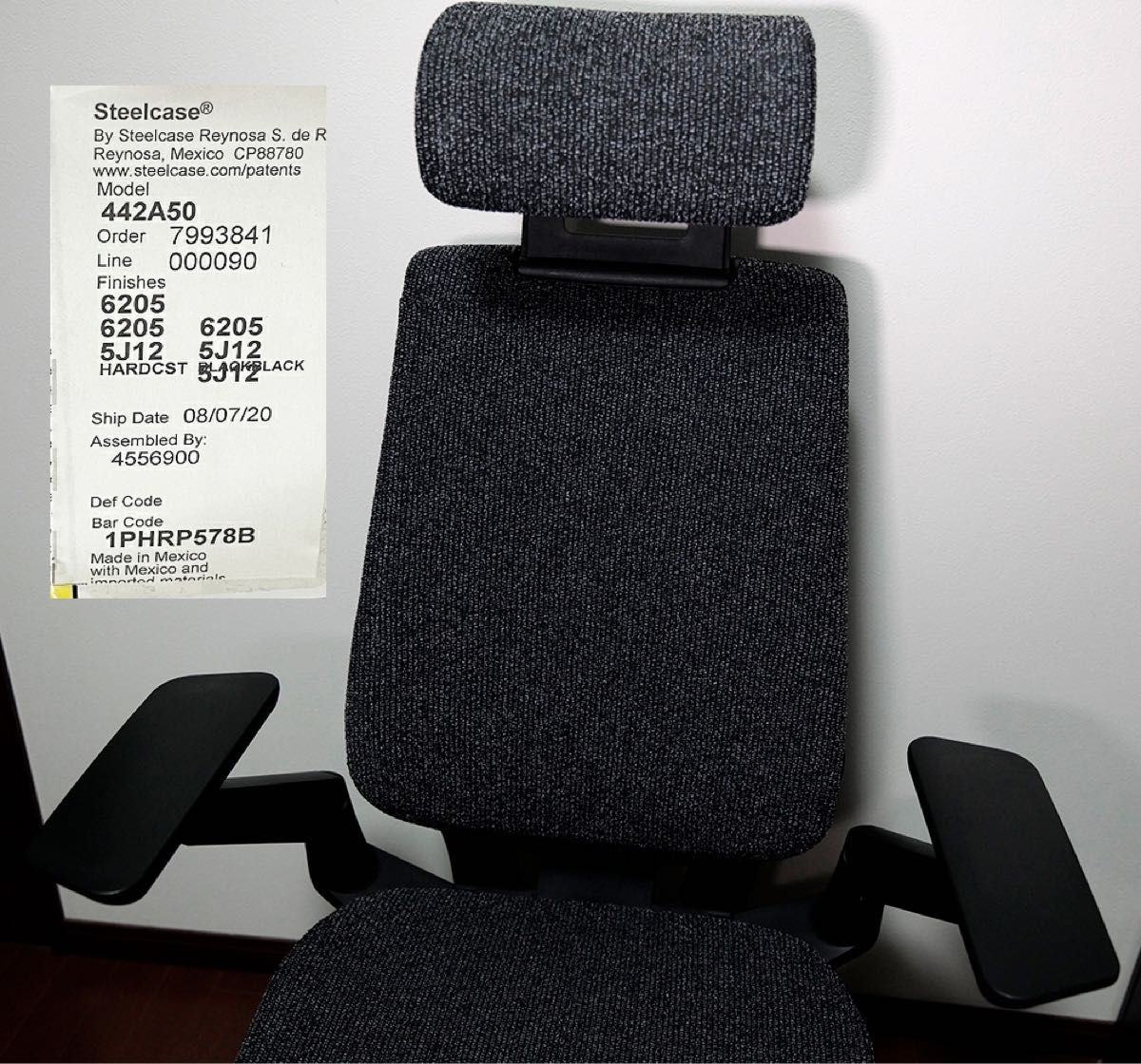 Steelcase Gesture スチールケース ジェスチャー 442A50 高級オフィスチェア 中古