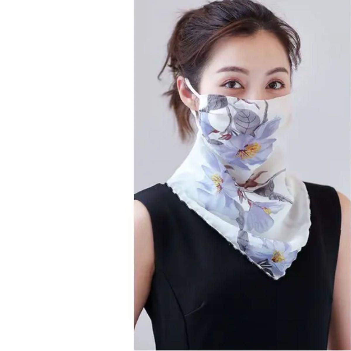 新品2枚セット■フェイスカバー ネックカバー uvカット  日焼け防止   紫外線対策    スカーフ  首ケア  ネックガード
