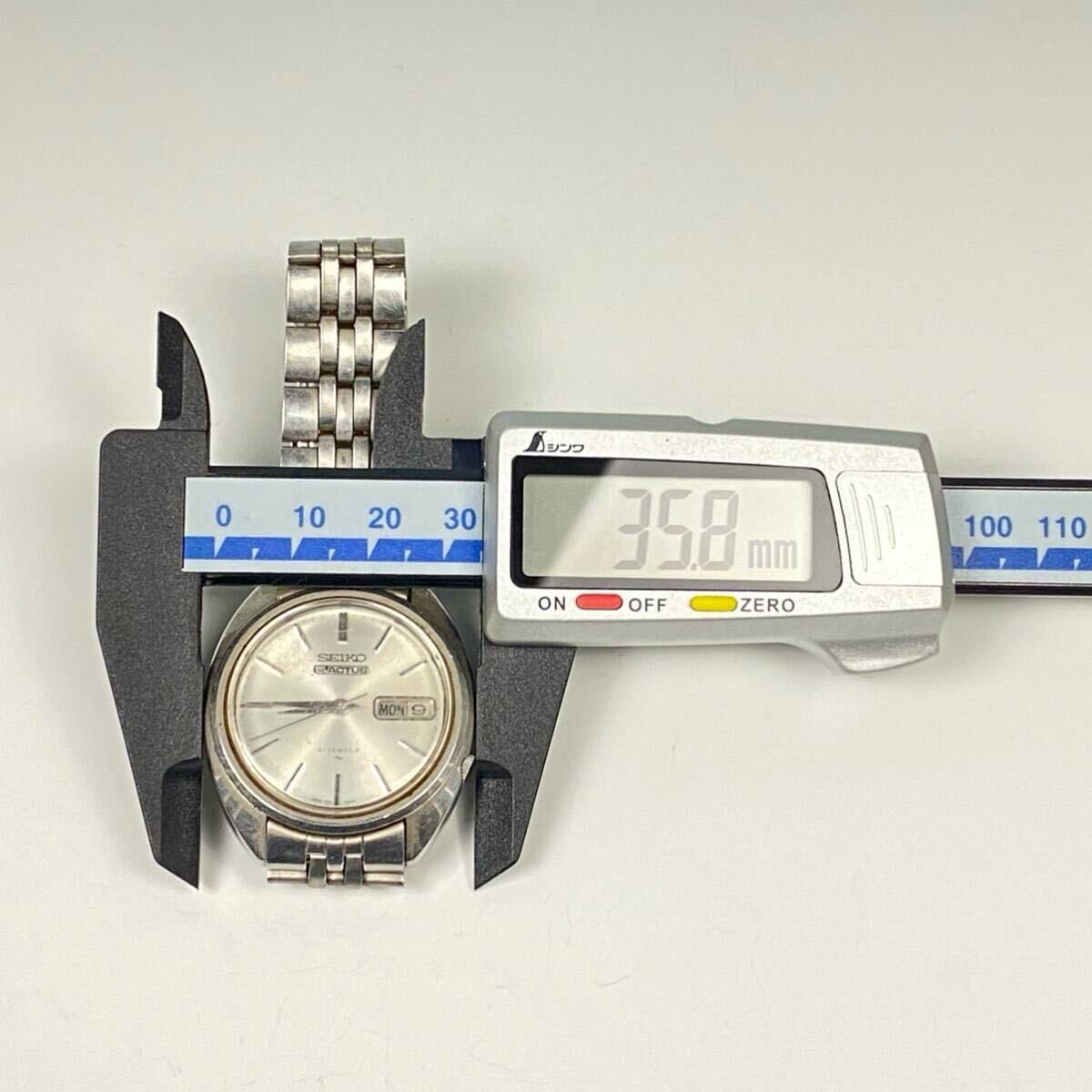 ◇SEIKO 5 ACTUS デイデイト 21石 自動巻き 腕時計 7019-7080 セイコー アクタスの画像8