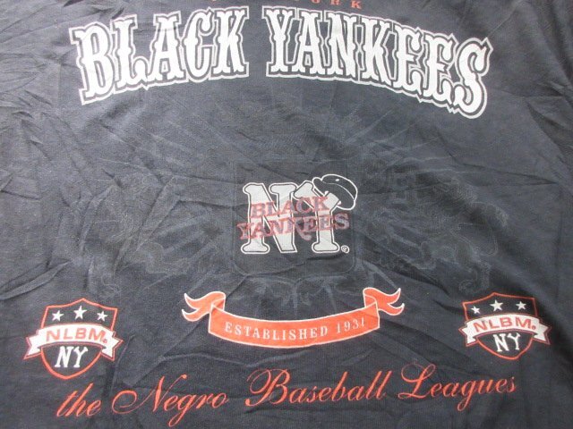 USA製　Tシャツ L 黒　L　二グロリーグ　黒人　野球　アメカジ古着　sy3065_画像6