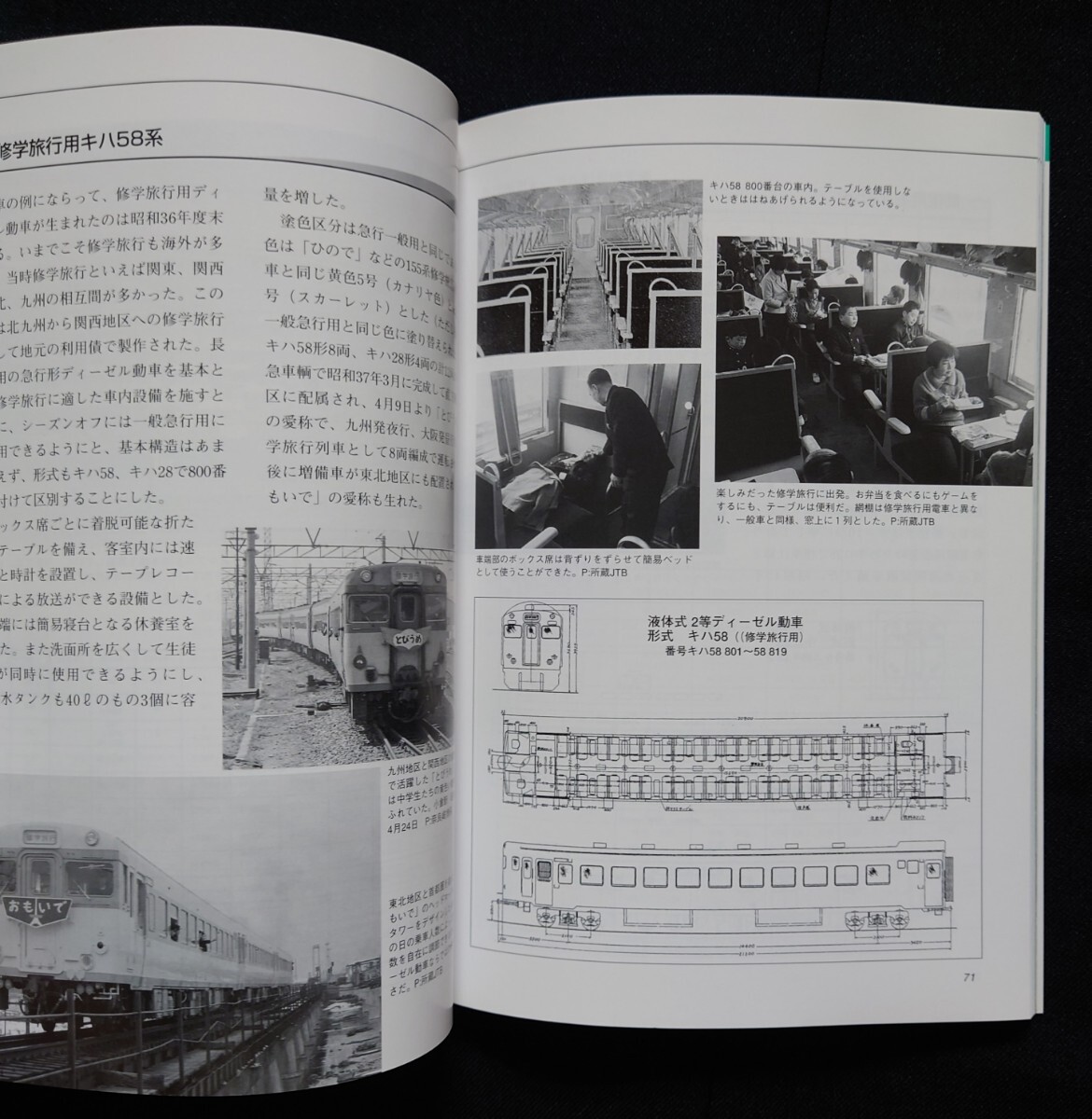 JTBキャンブックス キハ58物語 / 鉄道 ファン ピクトリアル ジャーナル 別冊 ジェイ トレイン 時刻表の画像6