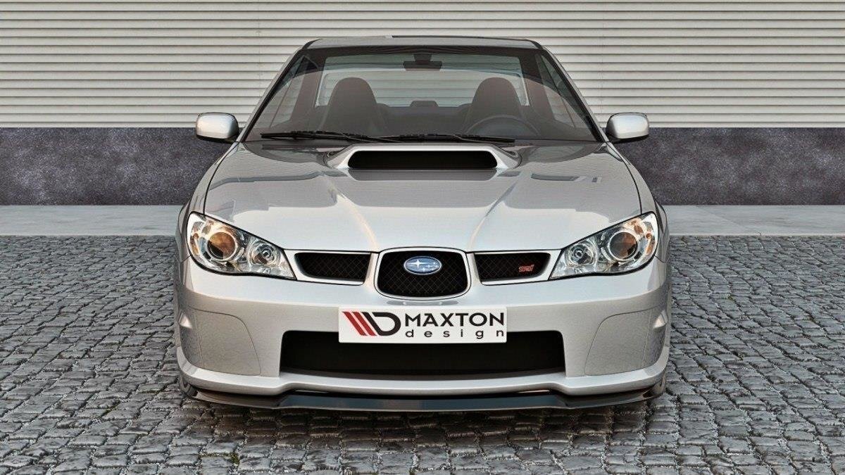 インプレッサ WRX STI GDB 4ドア セダン 鷹目 後期 F型/G型 '05～'07 社外 ABS製 フロントスプリッター スカート/スポイラー/リップ 未使用_画像3