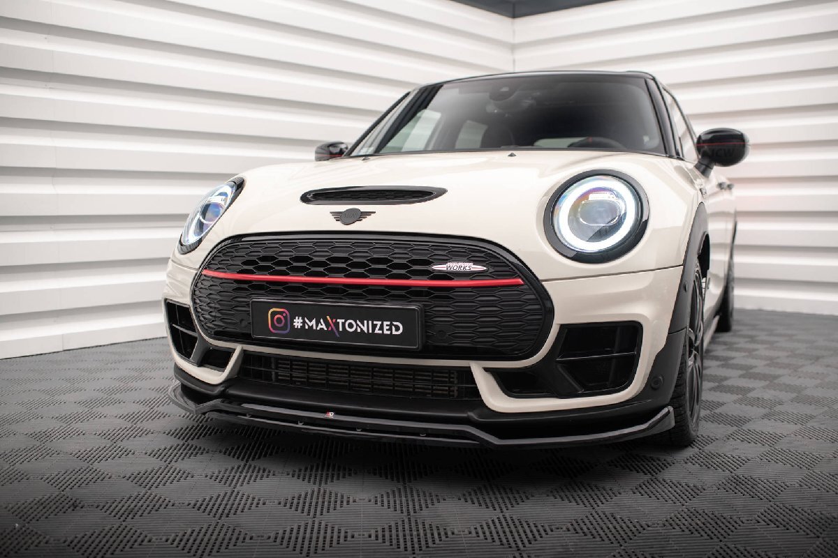 ミニ クラブマン F54 JCW/ジョンクーパーワークス '19～ 社外 ABS製 フロントスプリッター スカート/スポイラー/リップ エアロ 未使用 V.2_画像3