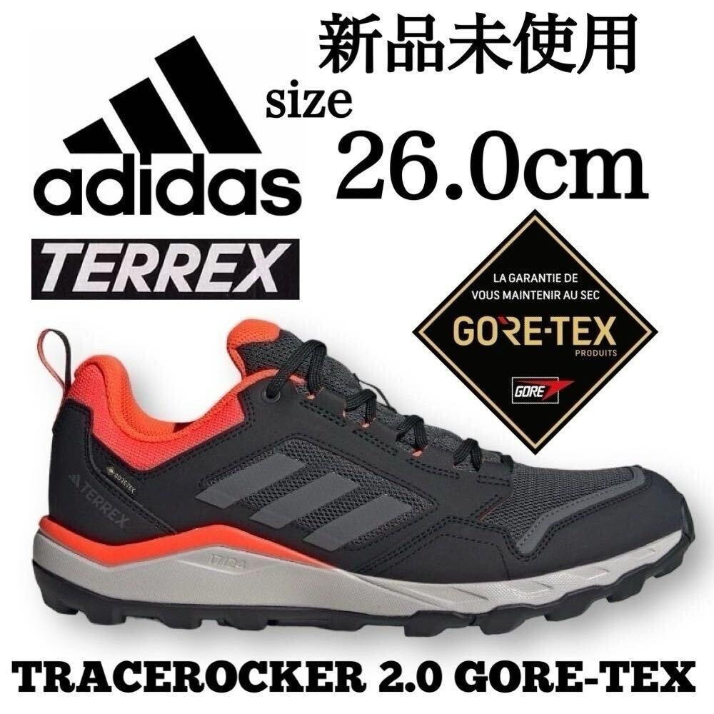GORE-TEX 26.0cm 新品未使用 adidas TERREX アディダス テレックス トレースロッカー 2 ゴアテックス GTX 登山 トレイル ハイキング 箱有りの画像1
