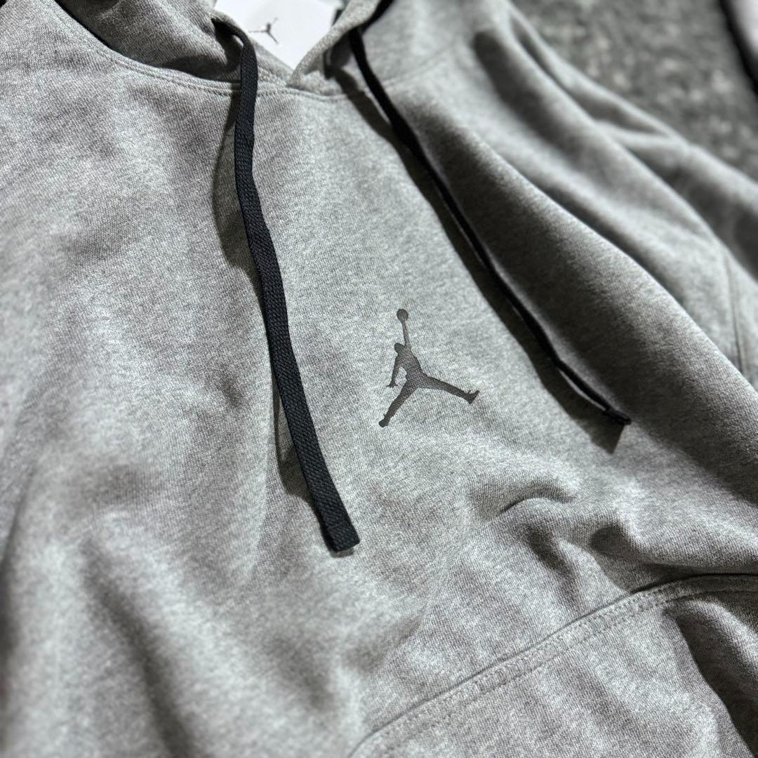 新品未使用 NIKE 3XL JORDAN ナイキ ジョーダン 上下 セットアップ スウェット パーカー ジョガーパンツ グレー ジャンプマン 正規品の画像3