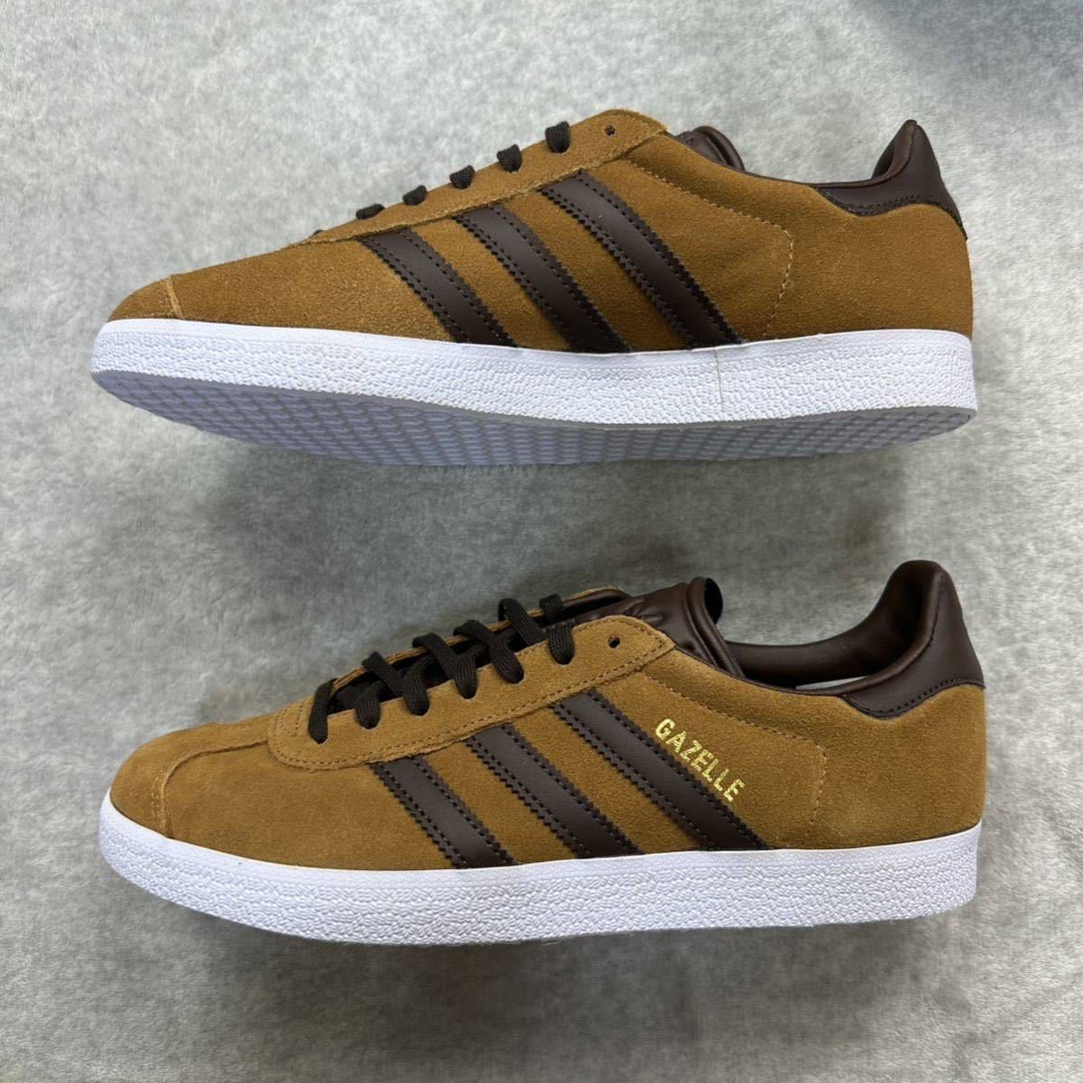 26.5cm 新品未使用 adidas Originals アディダス オリジナルス GAZELLE ガゼル ガッツレー スニーカー シューズ スウェード 箱有 正規品_画像3