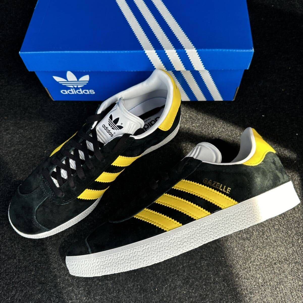 25.5cm 新品未使用 adidas Originals GAZELLE アディダス オリジナルス ガゼル ガッツレー スニーカー シューズ 人気 箱有り 正規品_画像1