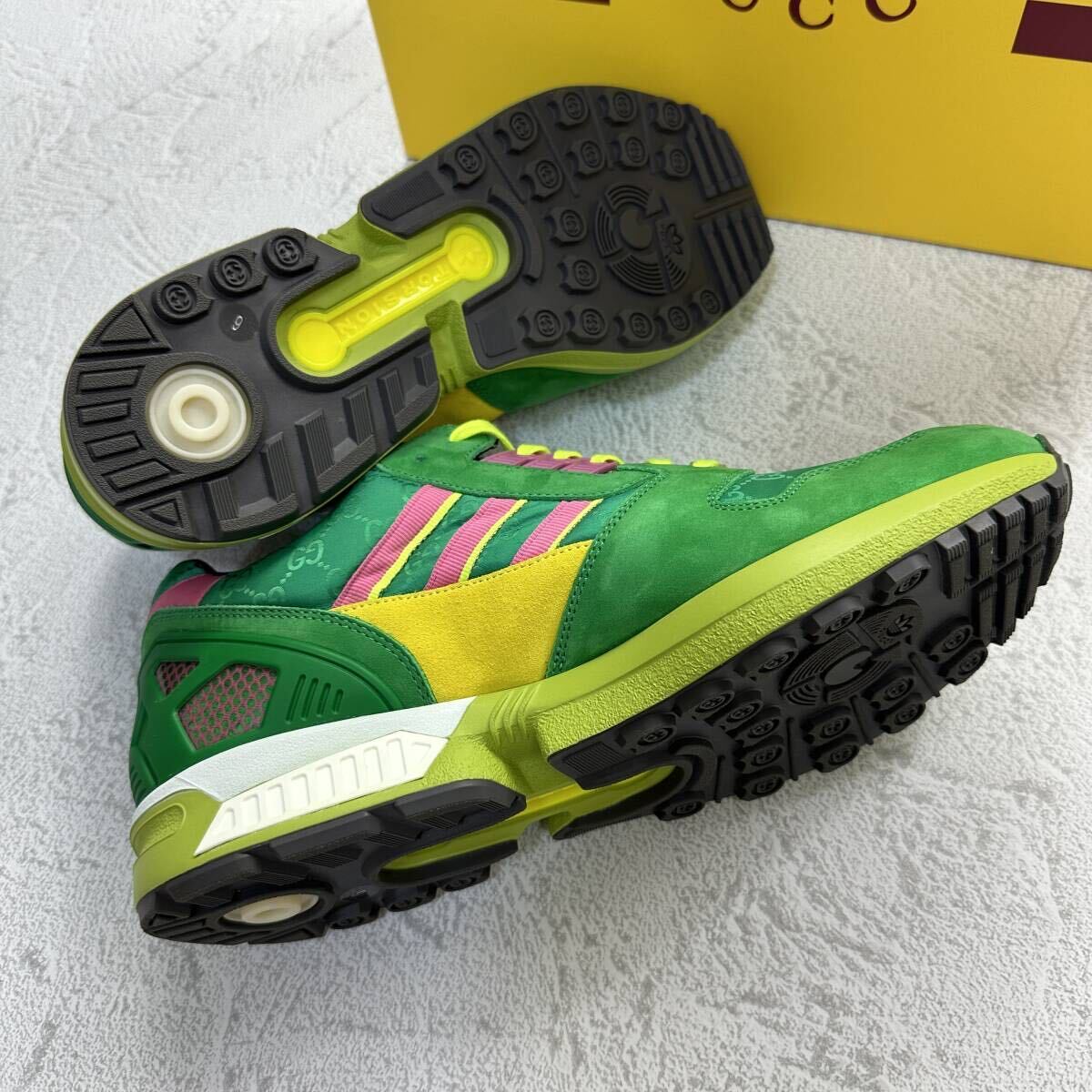 26.0cm 新品未使用 GUCCI adidas Originals ZX8000 グッチ アディダス オリジナルス スニーカー シューズ コラボ レア 完売品 正規品 UK7.5