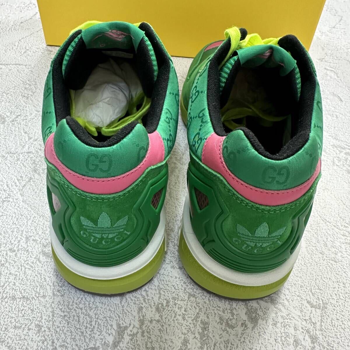 27.5cm 新品未使用 GUCCI adidas Originals ZX8000 グッチ アディダス オリジナルス スニーカー シューズ コラボ レア 完売品 正規品 UK9