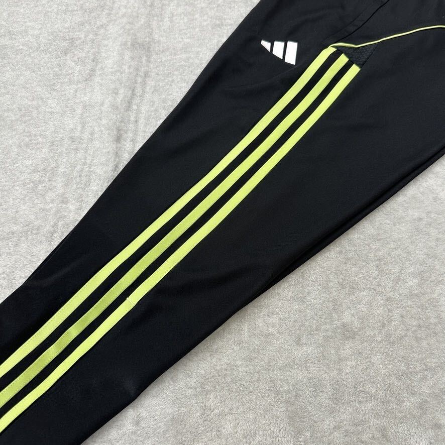 【格安送料】adidas Mサイズ アディダス ジャージ トレーニング トラックパンツ ジム ブラック 黒 3ストライプ 刺繍ロゴ 軽量 正規品_画像5