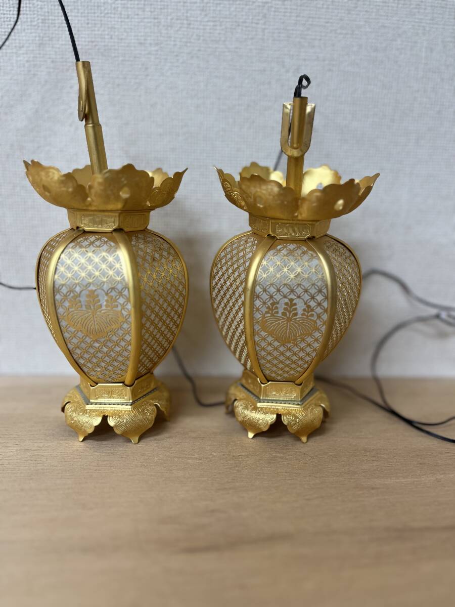 Bibian 比比昂- 高田派浄土真宗三具足金メッキ4寸高岡製真鍮製 Bibian 比比昂- 高田派浄土真宗三具足金メッキ4寸高岡製真鍮製