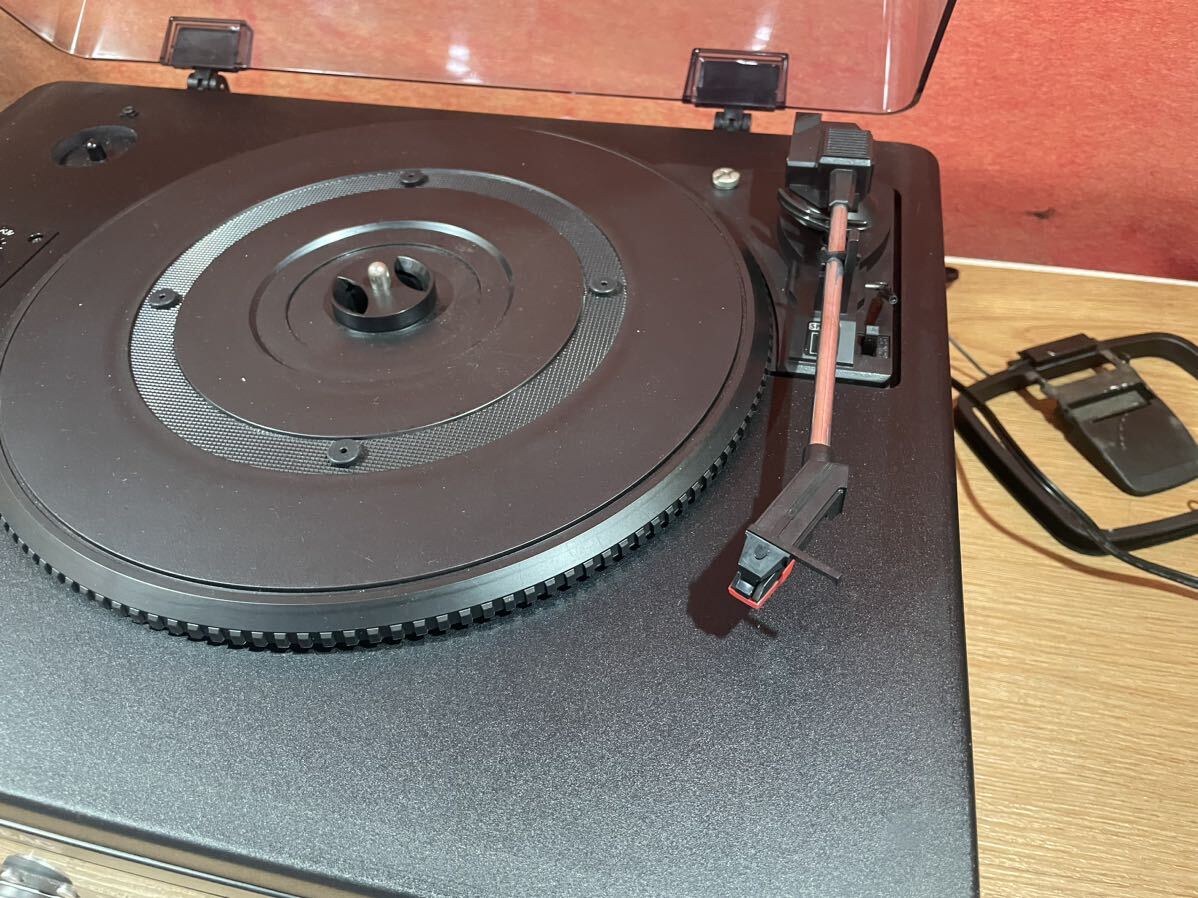 ① TEAC CDレコーダーシステム / モデル LP-R550USB 中古品 一部簡単動作確認済み 詳細動画付き _画像4