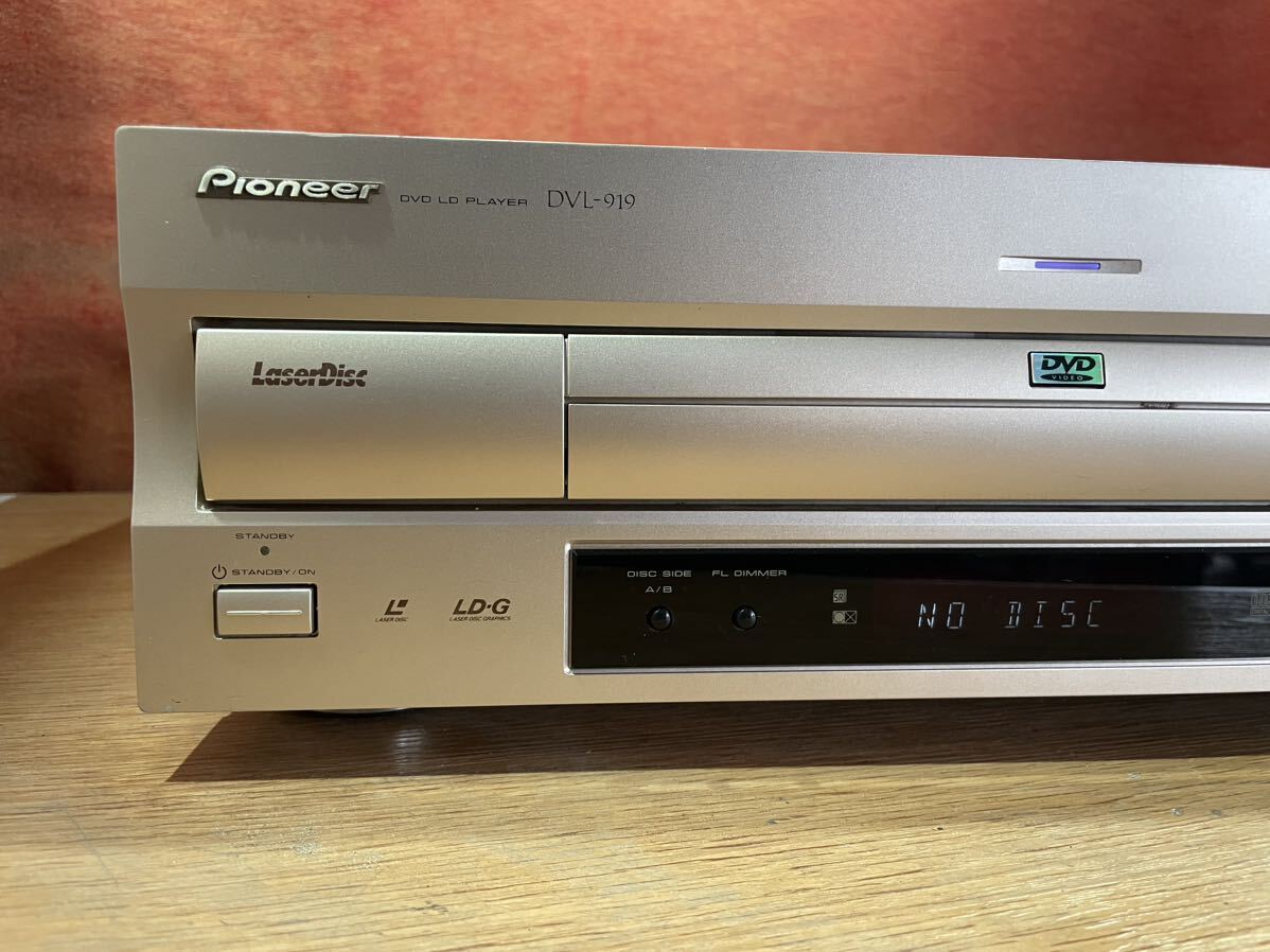 ③ Pioneer DVD LD player / model DVL-919 / laser disk player secondhand goods so-so beautiful easy operation verification ending 