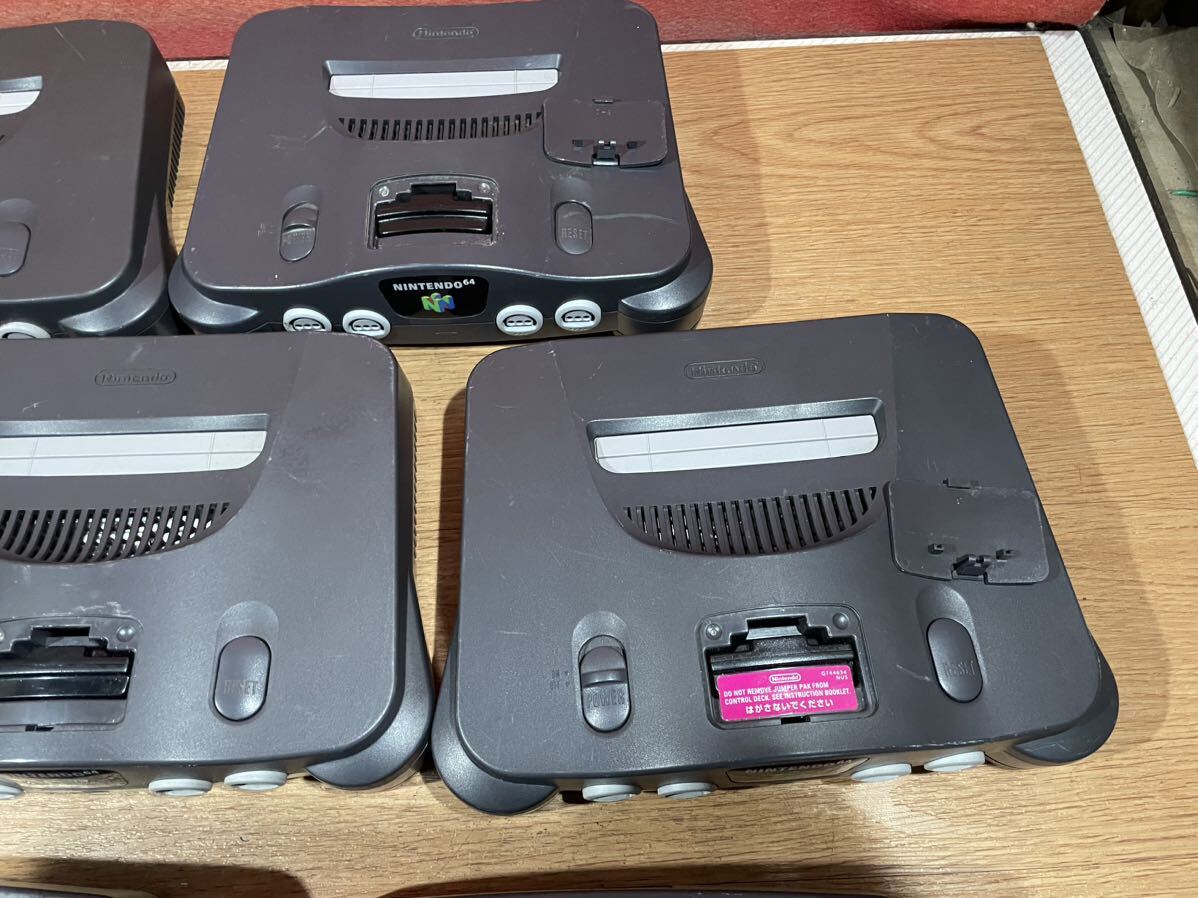 ① 任天堂64 Nintendo 64 / 本体7個セット ACアダプター 2個 / まとめてセット 中古品 全て通電は確認済み _画像6