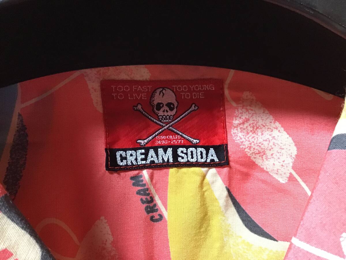 クリームソーダ　長袖シャツ　レーヨン100% cream soda_画像2