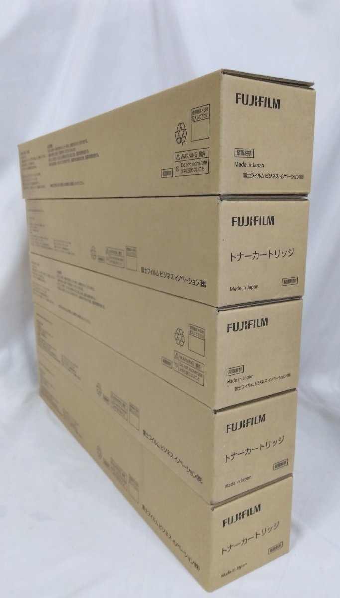 【埼玉発】☆純正未使用品☆【FUJIFILM(旧Xerox)】トナー　CT201582～CT201585　★10本セット★回収ボトル(CWAA0554)×4本付き★　(8-2609)_画像3