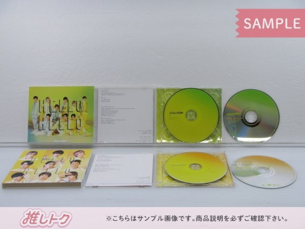 Snow Man CD 3点セット HELLO HELLO 初回盤A/B/通常盤(初回スリーブ仕様) [良品]_画像2