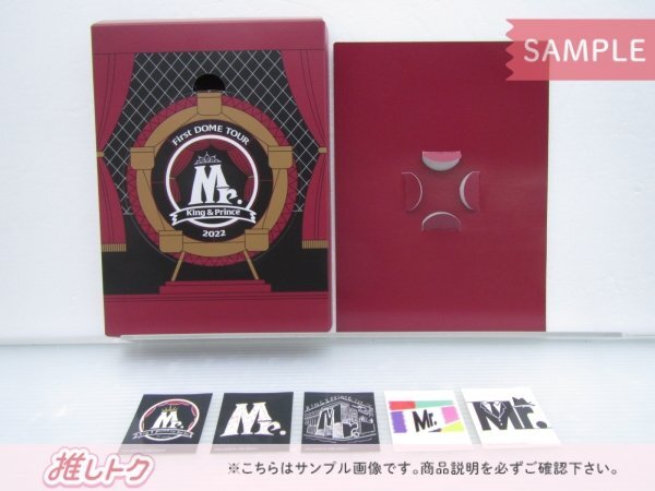 King＆Prince Blu-ray First DOME TOUR 2022 Mr. 初回限定盤 2BD [良品]_画像3