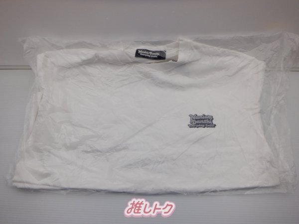 なにわ男子 Tシャツ GU×なにわ男子 ヘビーウェイトビッグT 長袖 WHITE Lサイズ 未使用品 [美品]_画像1