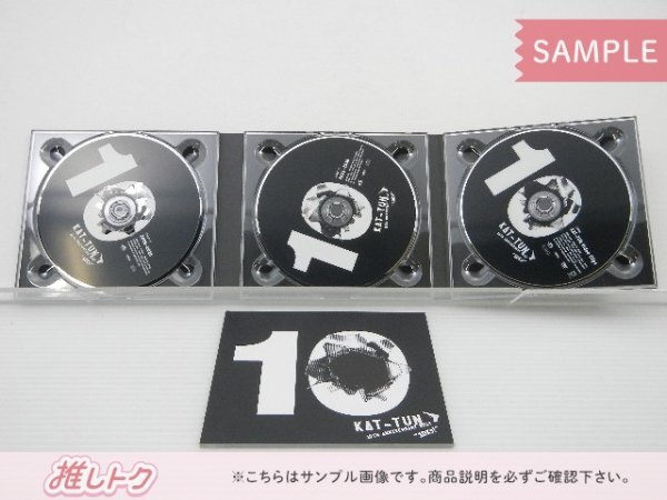 KAT-TUN CD 10TH ANNIVERSARY BEST 10Ks! 期間限定盤2 2CD+DVD 未開封 [美品]の画像2